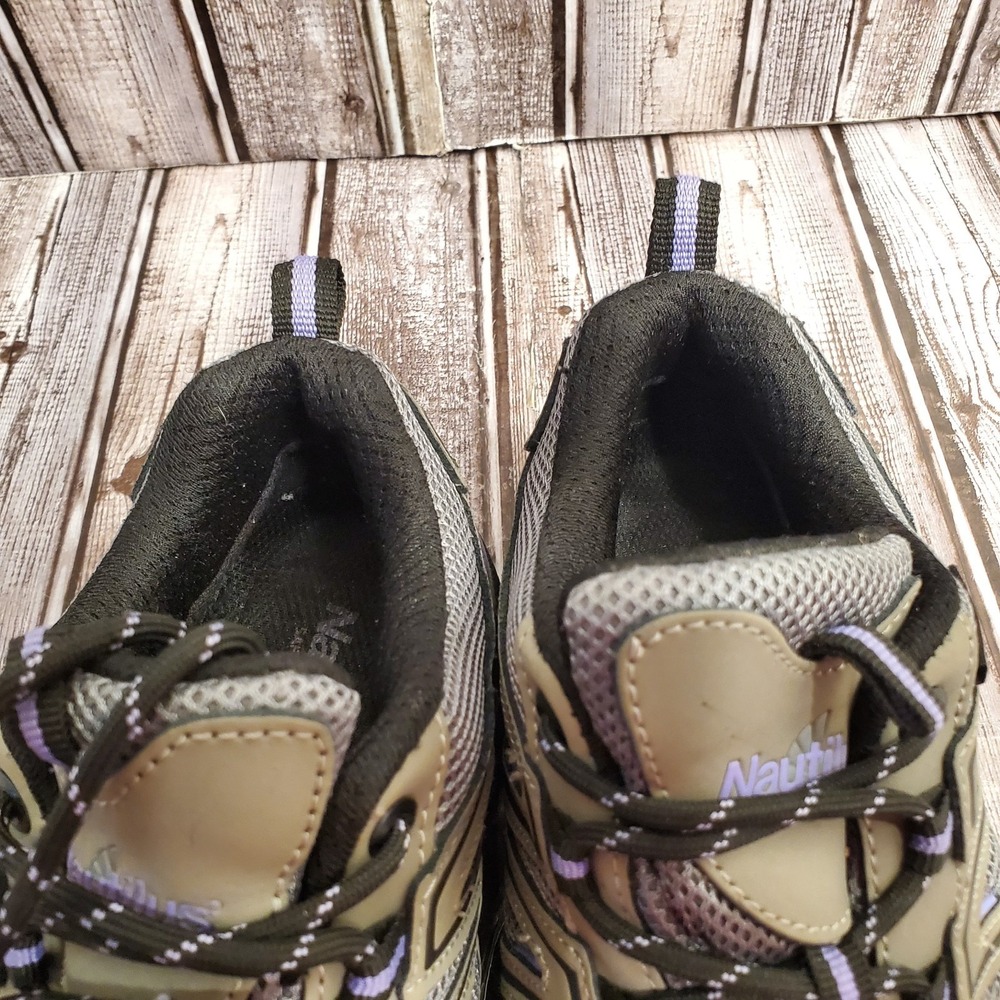 Women's Nautilus Alloy Toe Safety Boots Waterproof  Black Purple Size 9.5 W - Picture 9 of 12